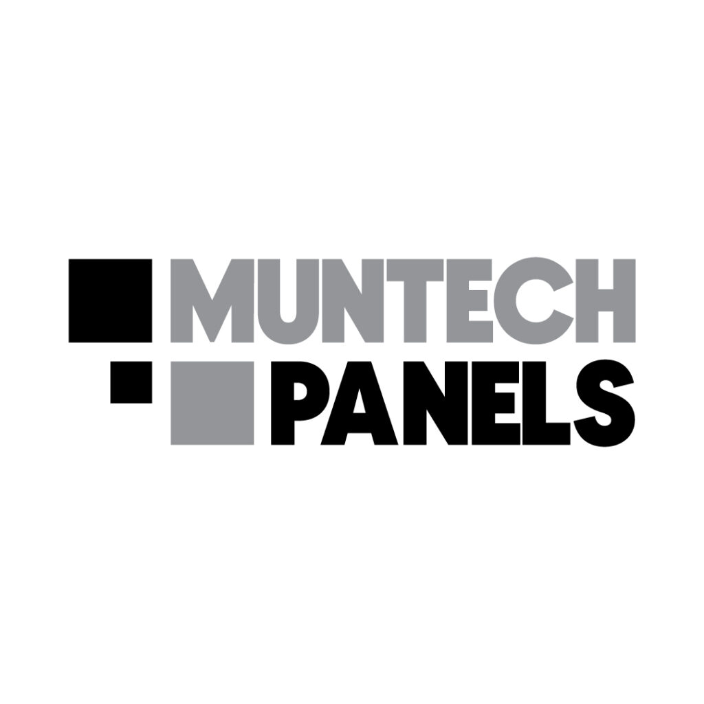 Muntech panels logo color